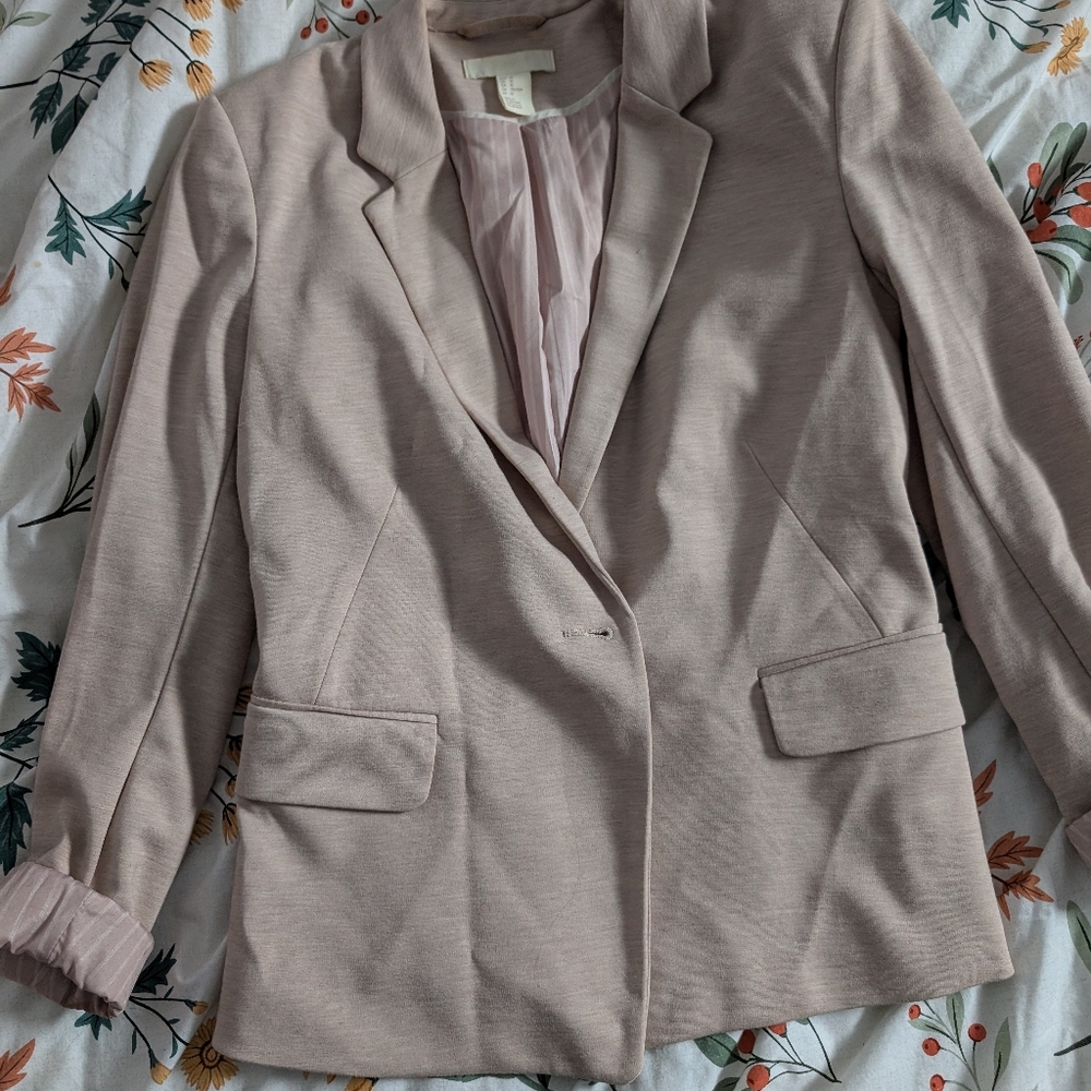 H&M Light Pink Blazer